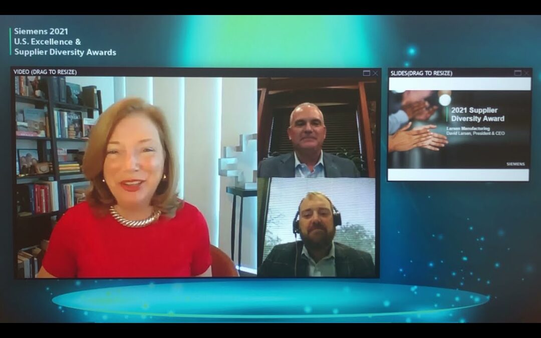 Siemens awards Larsen with Small Business Supplier of the Year Award